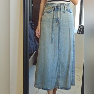 H&M denim skirt